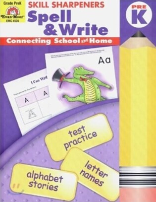 [Evan-Moor] Skill Sharpeners Spell & Write Pre K (Paperback)