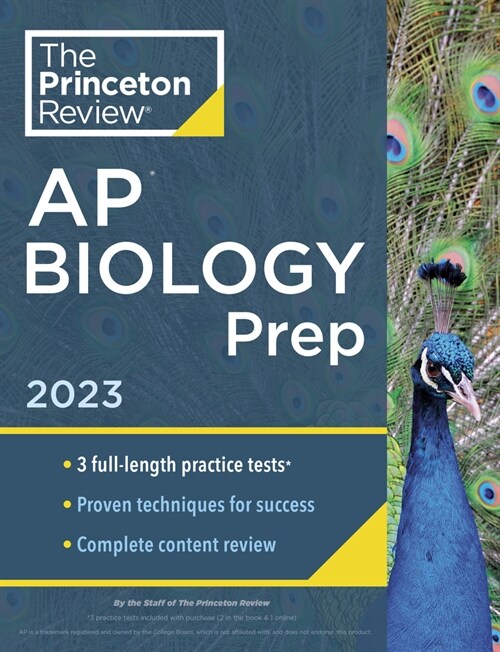 Princeton Review AP Biology Prep, 2023: 3 Practice Tests + Complete Content Review + Strategies & Techniques (Paperback)