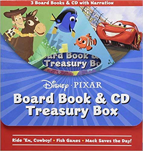 Disney Pixar Board Book & CD Treasury Box [With Audio CD]